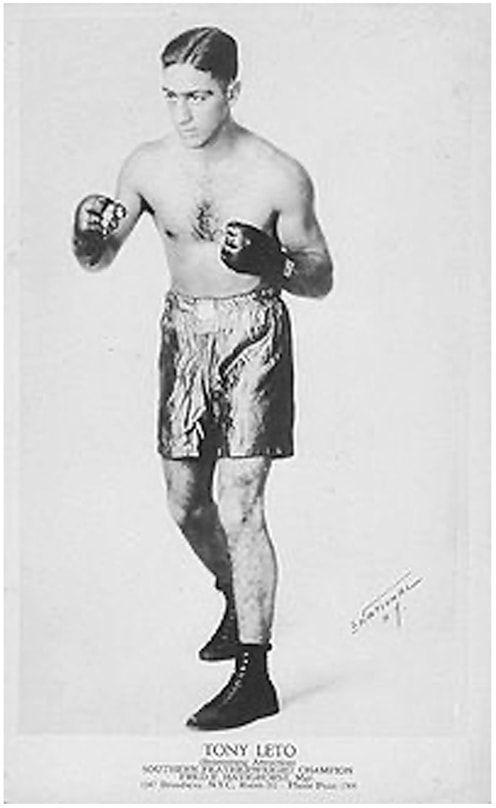 Boxer Tony Leto 1920s