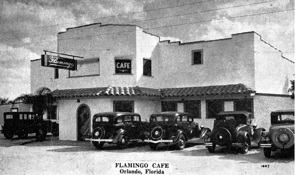 The Flamingo Cafe in Orlando opened in 1923