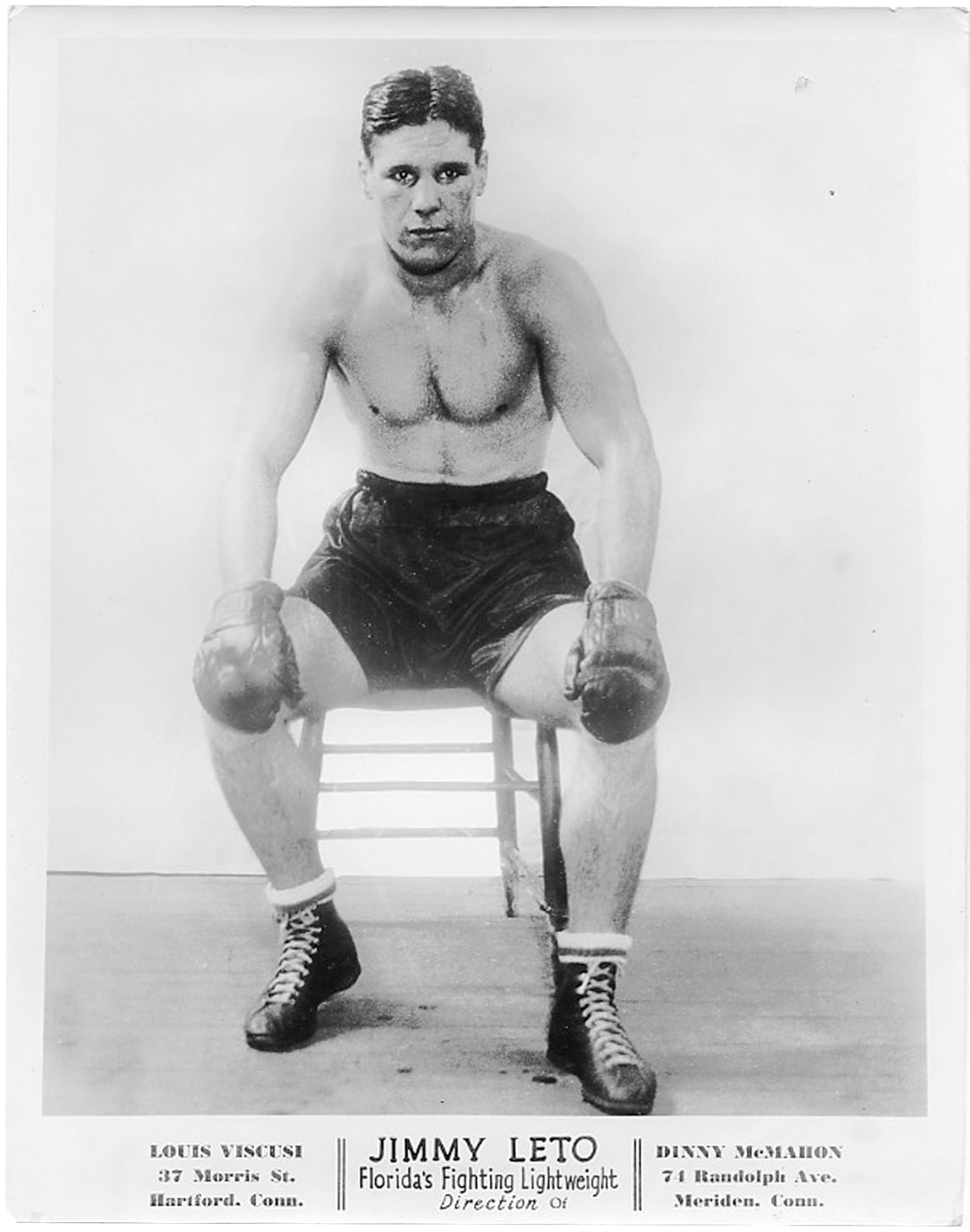 Boxer Jimmy Leto, 1933