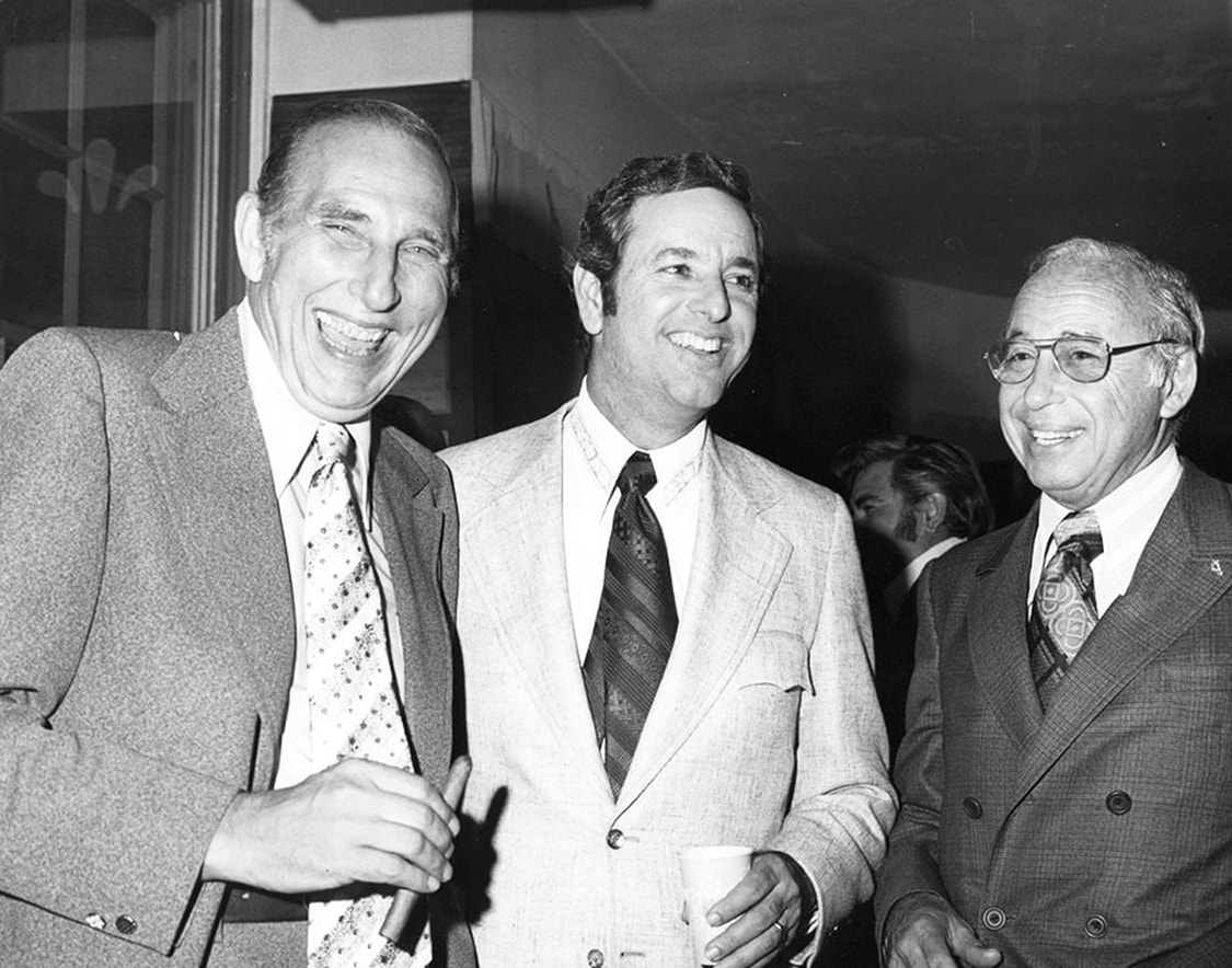 A young Dick Greco (center) with supporters.