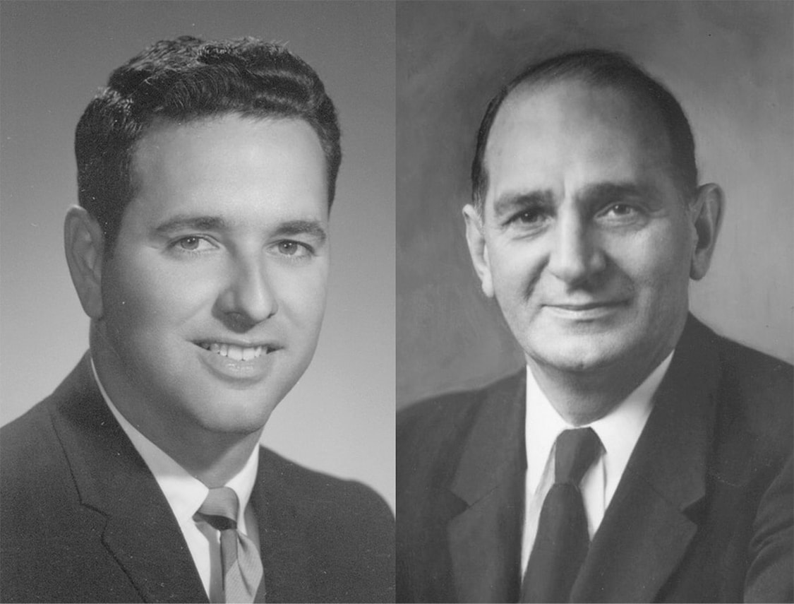 Tampa's Mayor Dick Greco and Mayor Nick Nuccio.