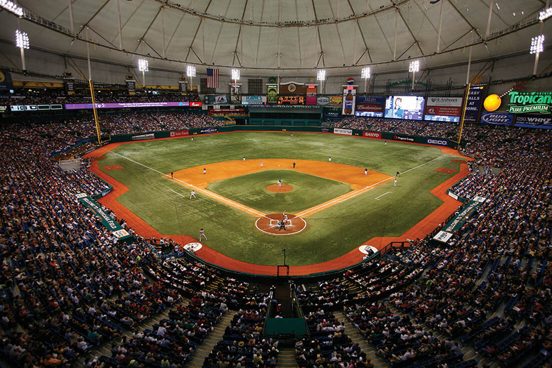 Tampa Bay Rays, Tropicana Field in St. Petersburg, Florida