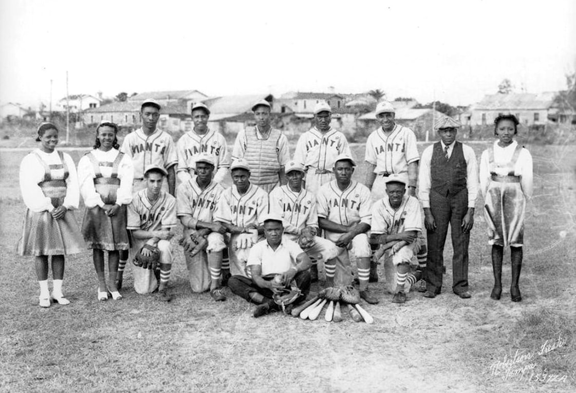 Tampa Giants Baseball Team, April 1941.
