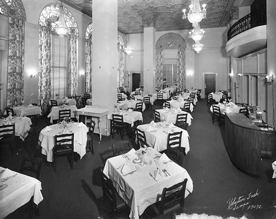 The Floridan Hotel dining room.